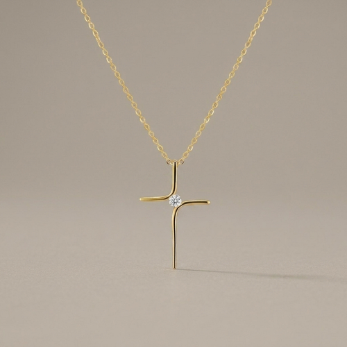 Core Cross Necklace