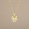 Heart Cross Necklace