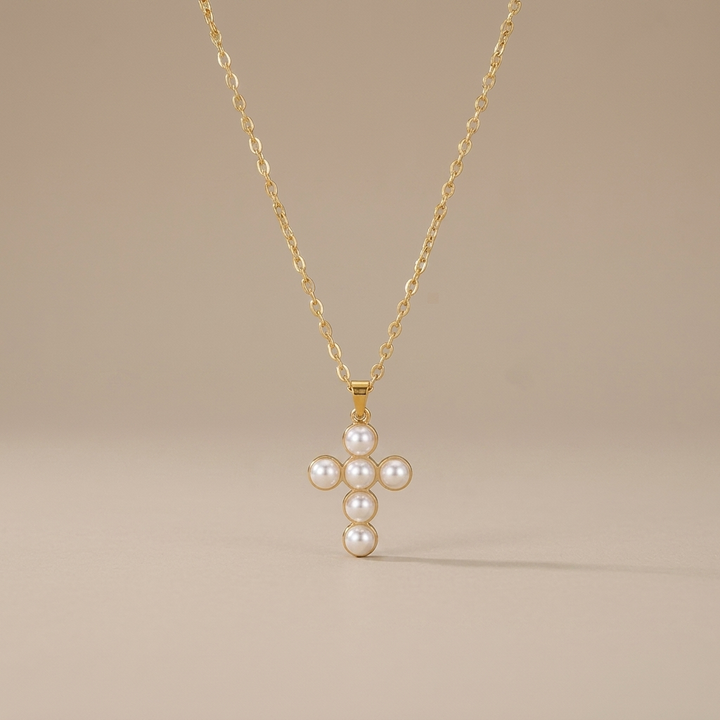 Halo Pearl Necklace