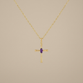 Birthstone Faith Necklace