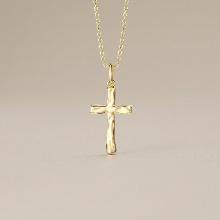 Liquid Cross Necklace
