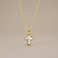 Shell Cross Necklace