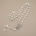 Blessed Virgin Mary Catholic Mother-of-Pearl Rosary