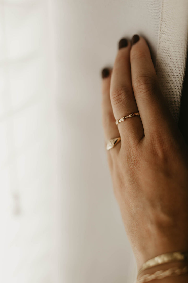 Mystical Rose Ring in Gold Vermeil