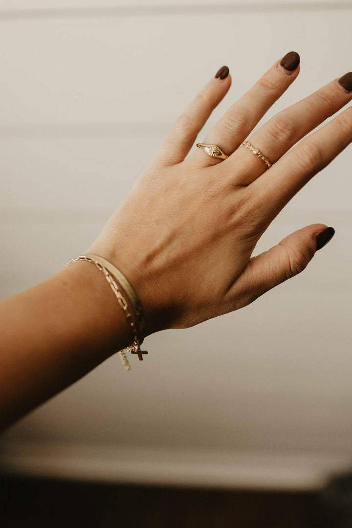 Mystical Rose Ring in Gold Vermeil